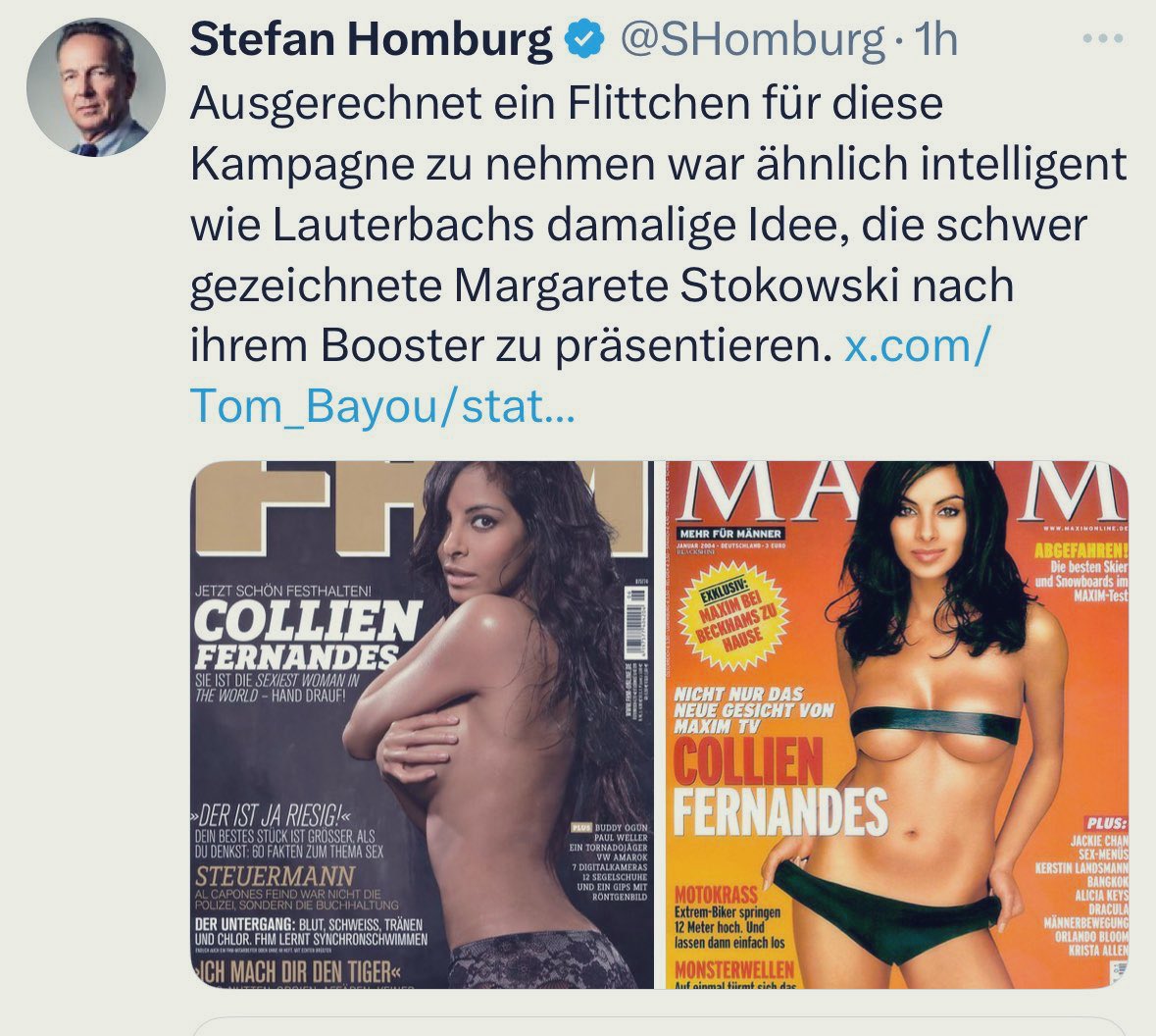 Marie von den Benken tweet media