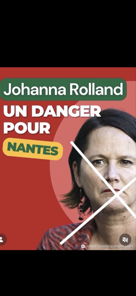 Demain Aucun vote 🗳️ pour l’abjecte <a href="/Johanna_Rolland/">Johanna Rolland</a> 
Le VISAGE DE LA HONTE !!
Les Nantais(es) s’en souviendront dans les urnes de votre alliance avec les #LFI_islamo_gauchistes_antisémites 
Tout ça pour garder votre poste et vos multiples gros salaires !
Demain 🗳️ <a href="/Foulques44/">Foulques Chombart de Lauwe</a>