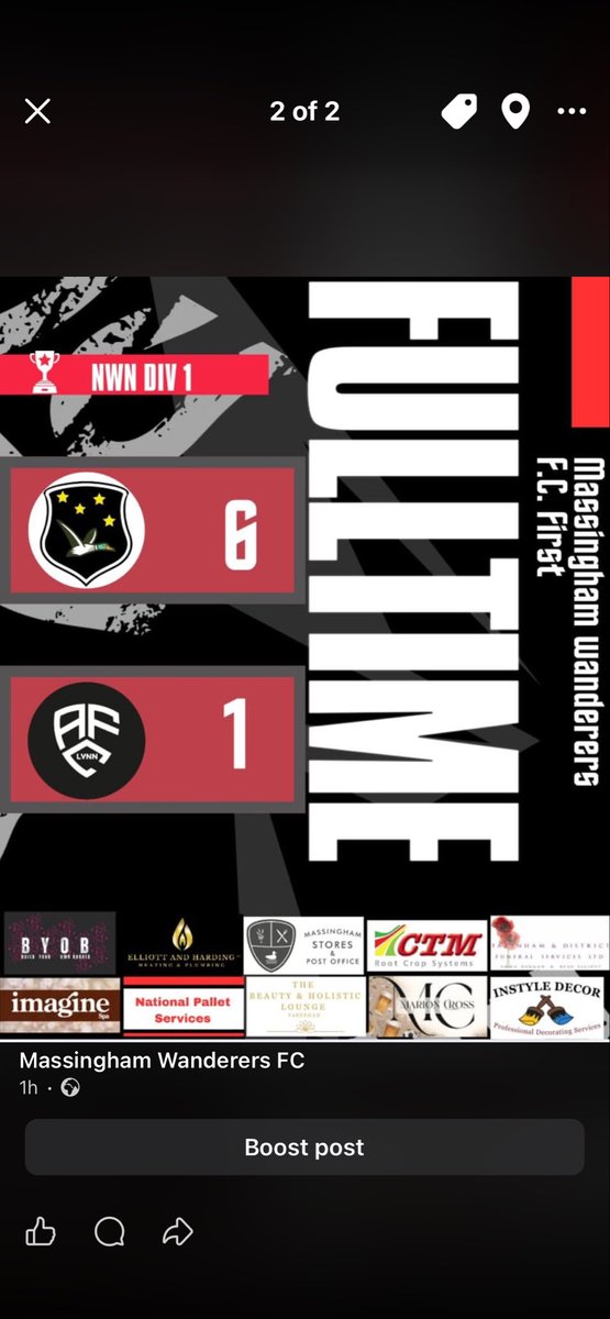 Massingham Wanderers FC tweet media