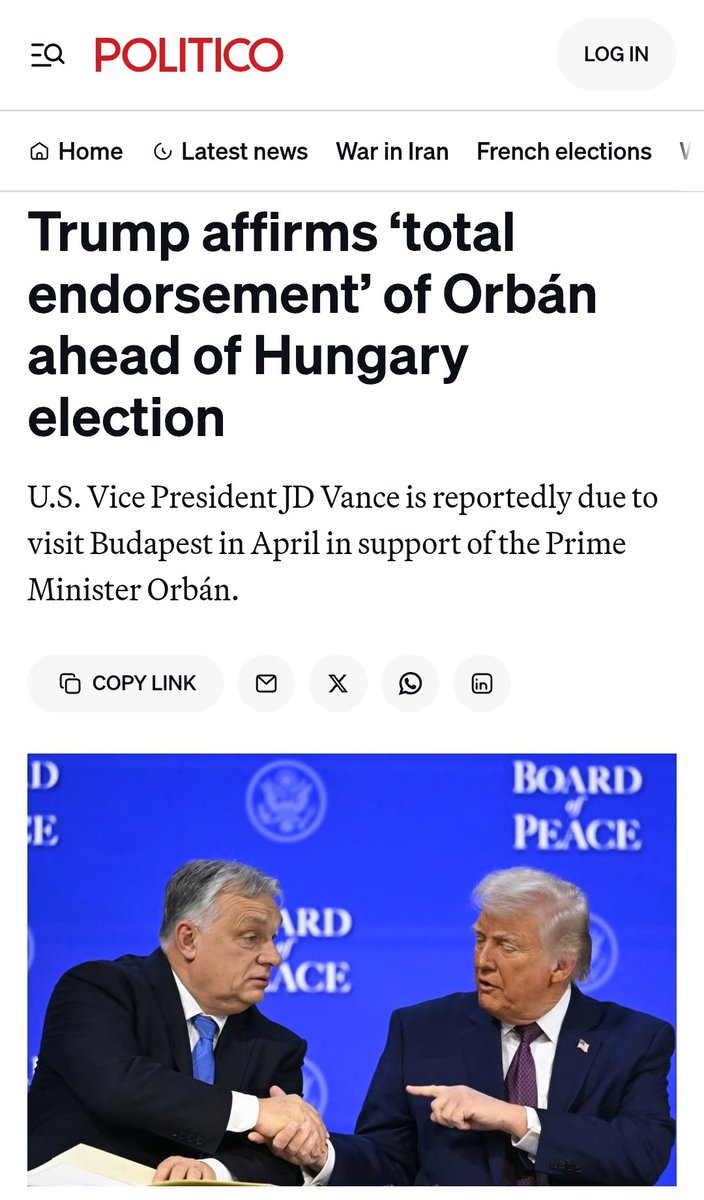 Washington Post je danes razkril, da so ruske tajne službe nameravale izvesti lažni atentat na Orbana, da bi mu s tem pomagali do zmage na volitvah.

Kmalu za tem je polno podporo Orbanu izrazil še Trump.

To ni volilna propaganda, je pa prav, da veste.