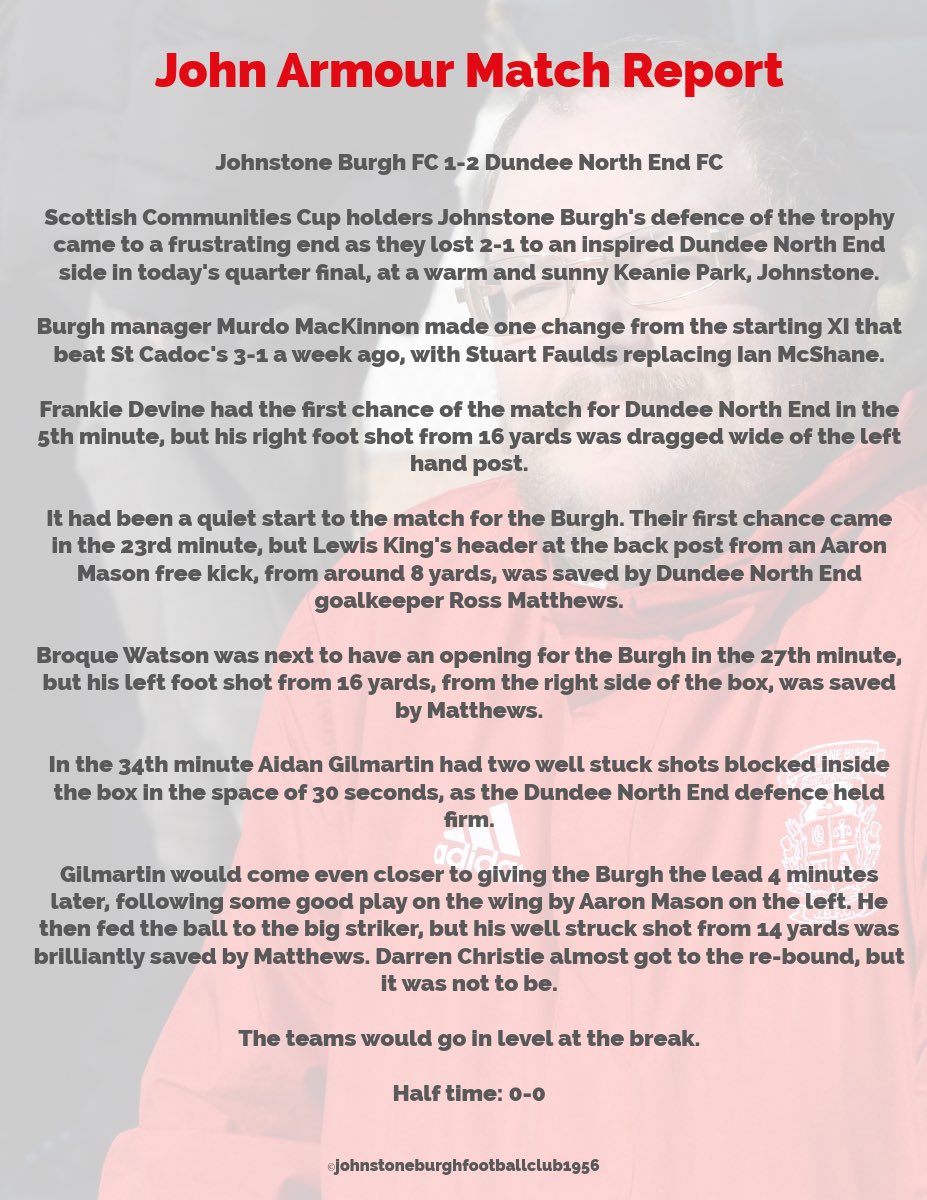 Johnstone Burgh Football Club tweet media
