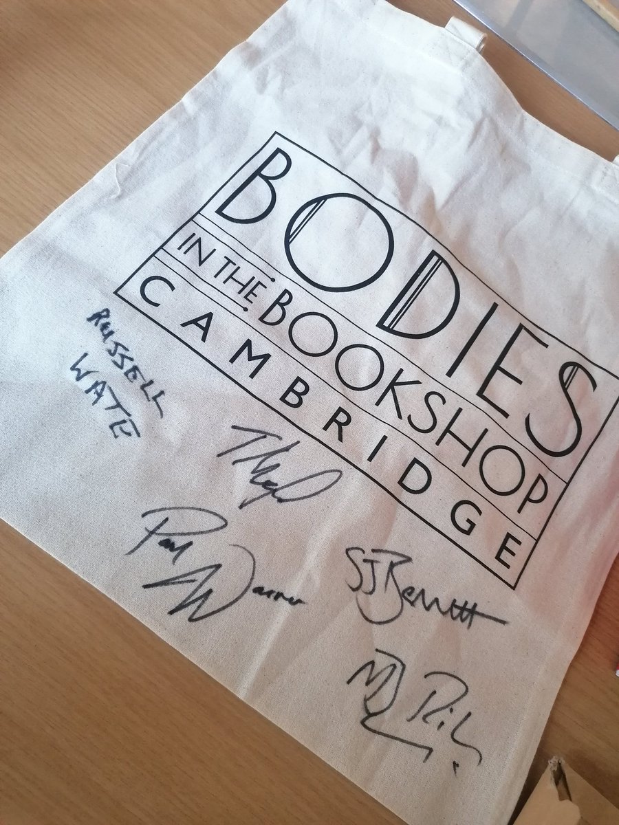 PaulWarnerBooks's tweet photo. Had a great time at the Bodies in the Bookshop's Crime and Nourishment event in Cambridge today. Worth every drop of petrol from the 6-hour round trip to talk books with readers and fellow authors alike. #reading #WritingCommunity #books https://t.co/ZcnD85EcbY