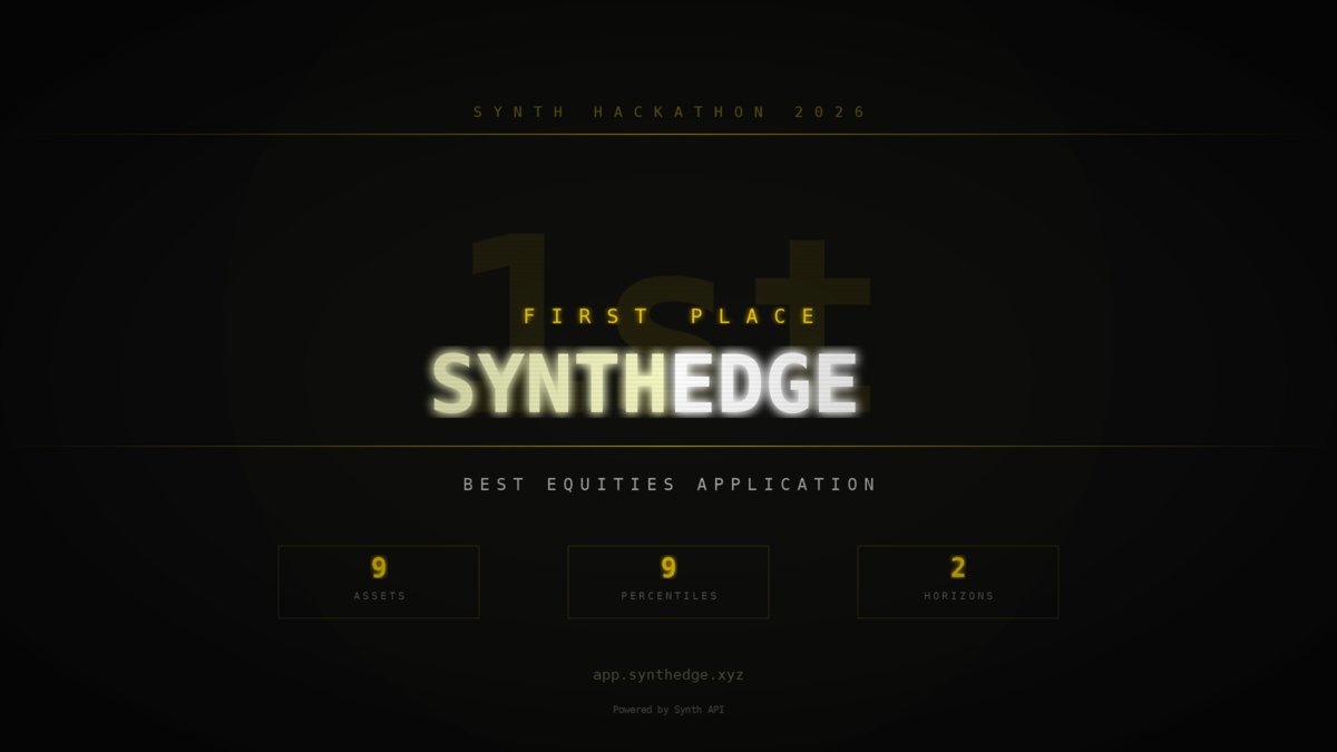 SynthEdge (@synthedge_xyz) / Posts / X
