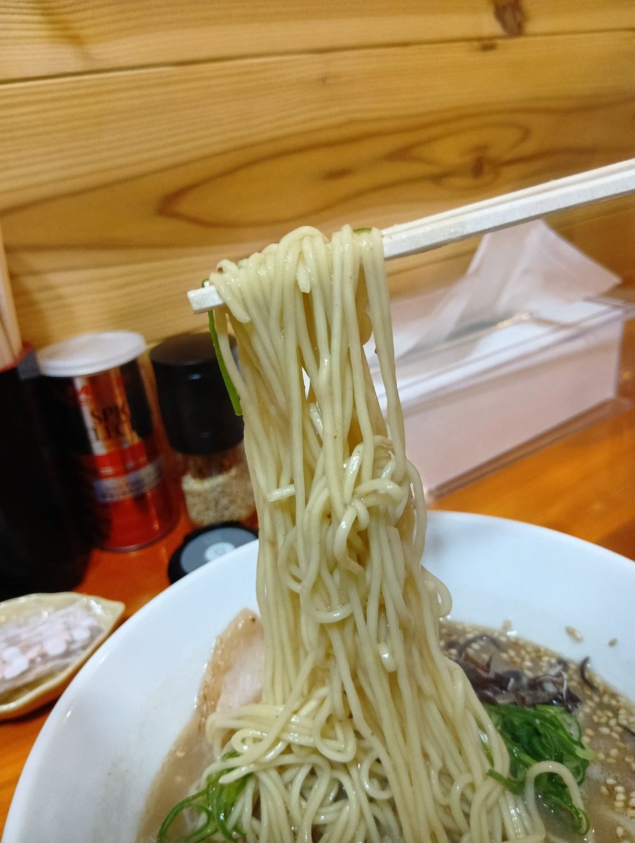 麺や食堂 にくもと
徳島県徳島市鷹匠町
濃厚豚骨ラーメン 並
＃中華そば
＃ラーメン