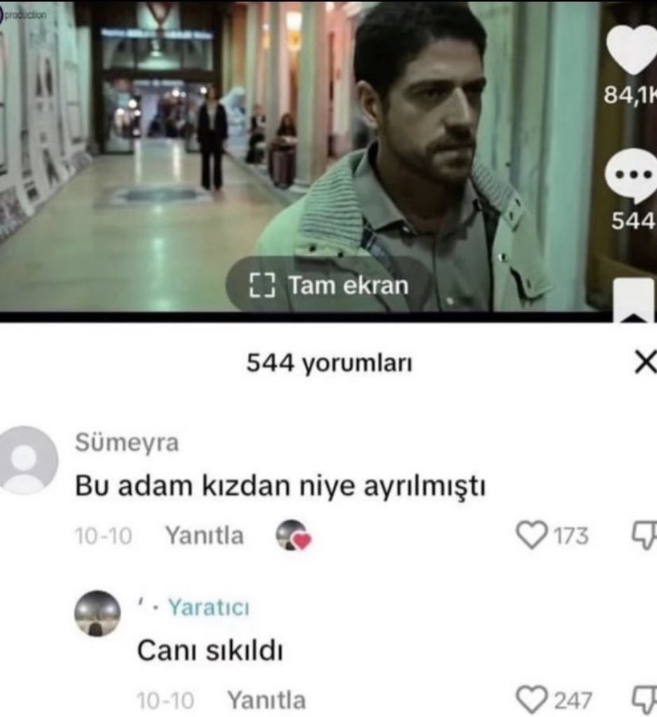Canı sıkıldı