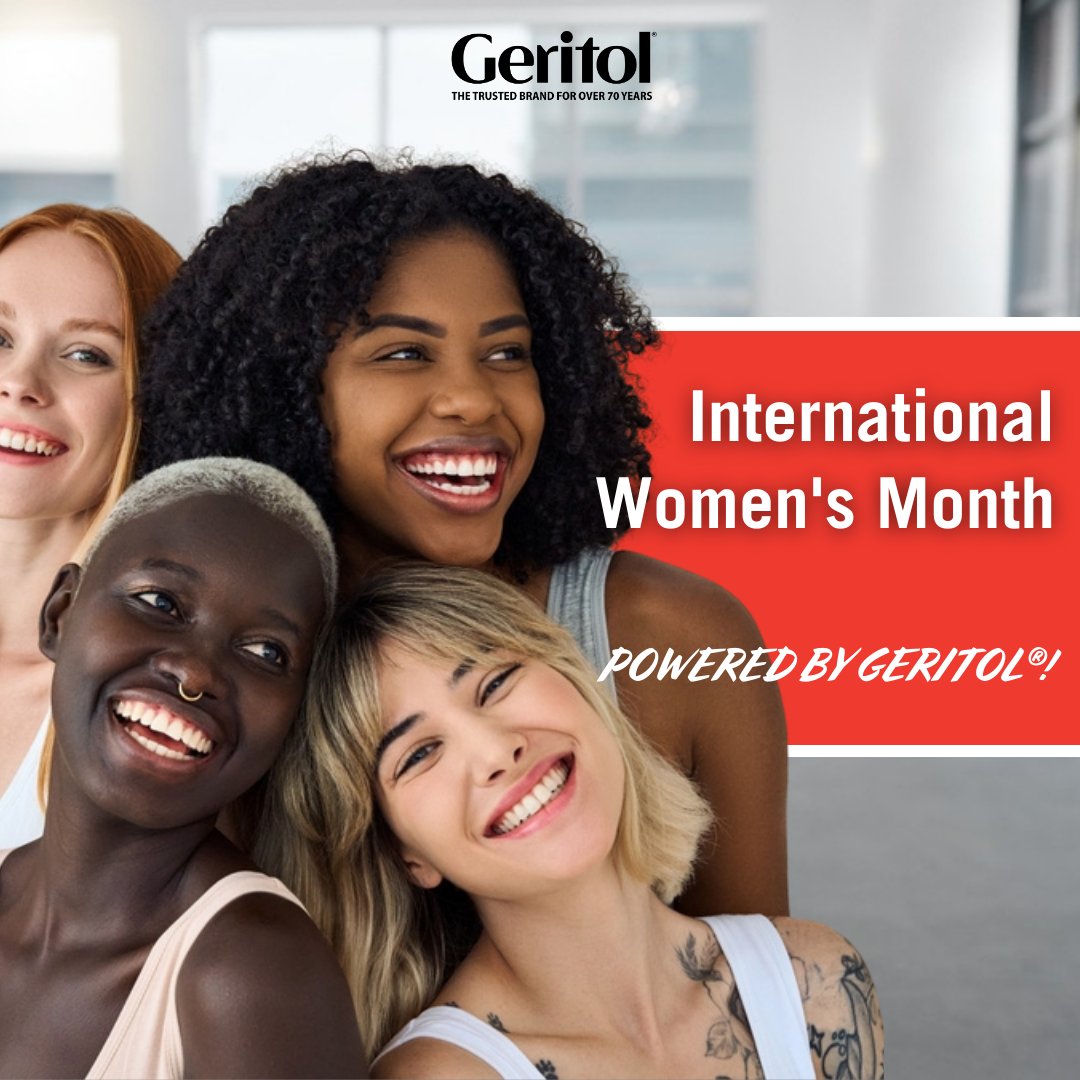Strong. Resilient. Inspiring.

This Women’s History Month, we celebrate women everywhere — and the steady support that helps power their everyday energy.

#WomensHistoryMonth #PoweredByGeritol #WomensWellness