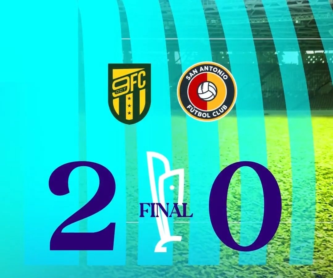 Final del partido

⚽️ <a href="/9deOctubrefc/">9 de Octubre F.C.</a> 2 vs. <a href="/SanAntonio_EC/">Club San Antonio</a> 0

#LigaProSerieB 🇪🇨
