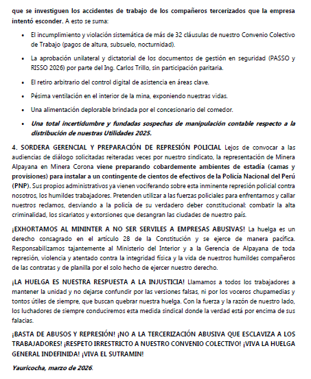 Central Autónoma de Trabajadores del Perú - CATP tweet media