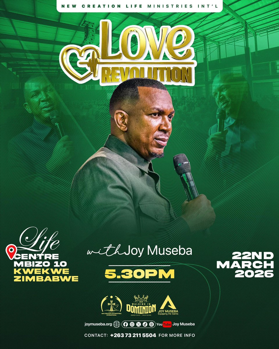 nclministries's tweet image. #WalkingInDominion
#LoveRevolution
#JoyMuseba