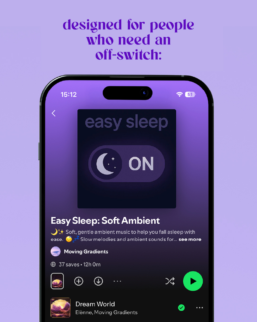 MGradients's tweet image. Falling asleep is a gradual process. Your brain moves through stages as it leaves the day behind.

Sometimes rest starts with the right environment.

#sleephealth #sleepbetter #nightrest #sleepaid #calmnights