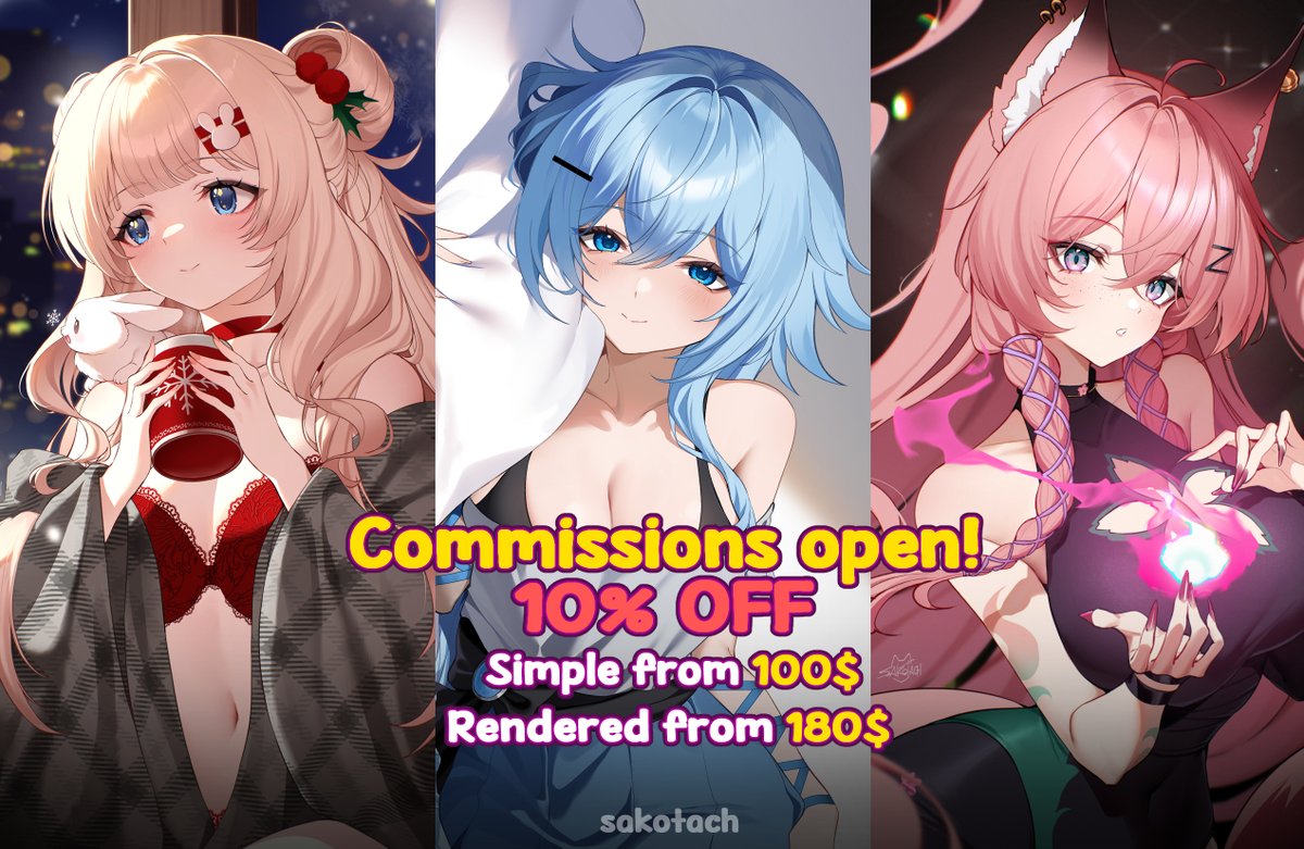 sakotach 🐱 art tweet media