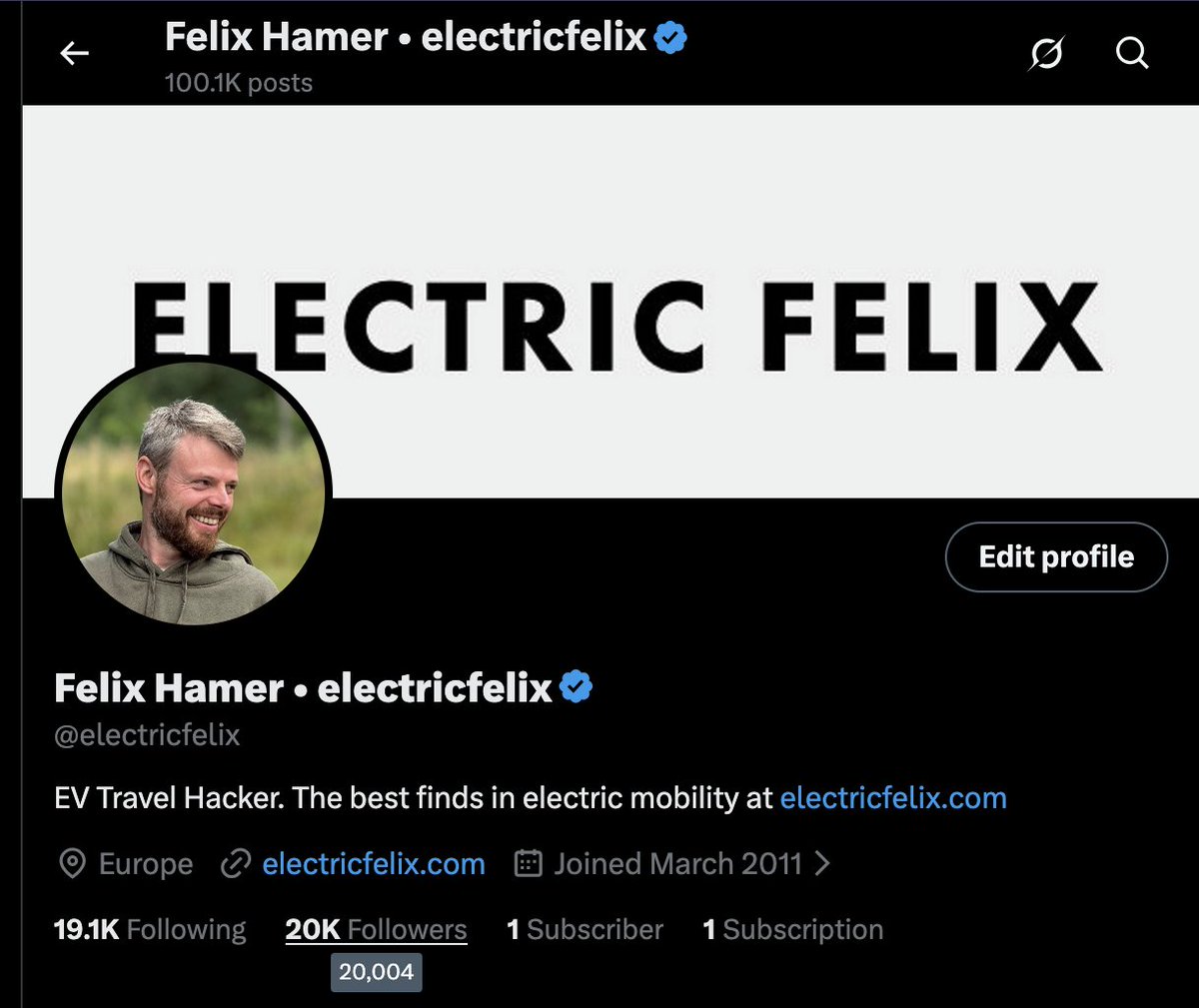 Felix Hamer • electricfelix tweet media