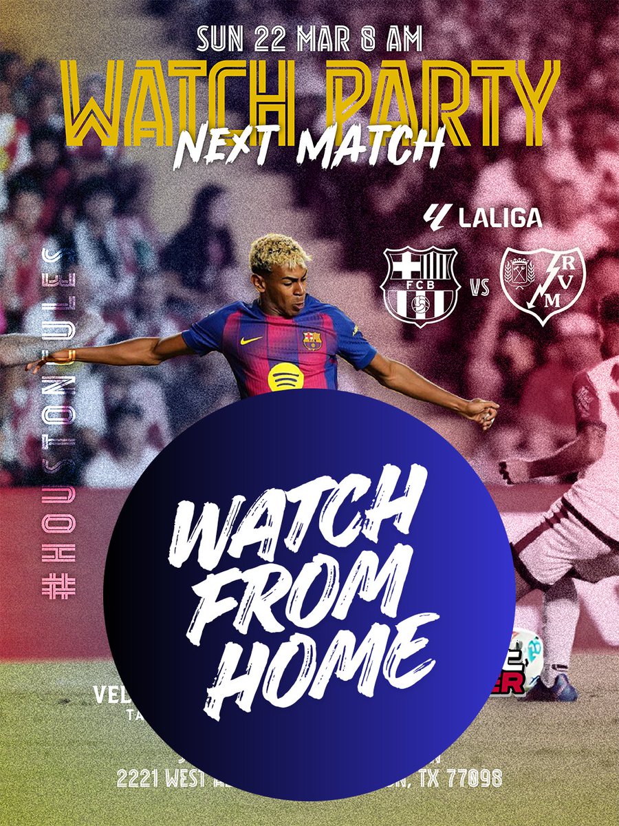 HoustonCules's tweet photo. No watch party due to early match time. https://t.co/SPTzkJRvh4