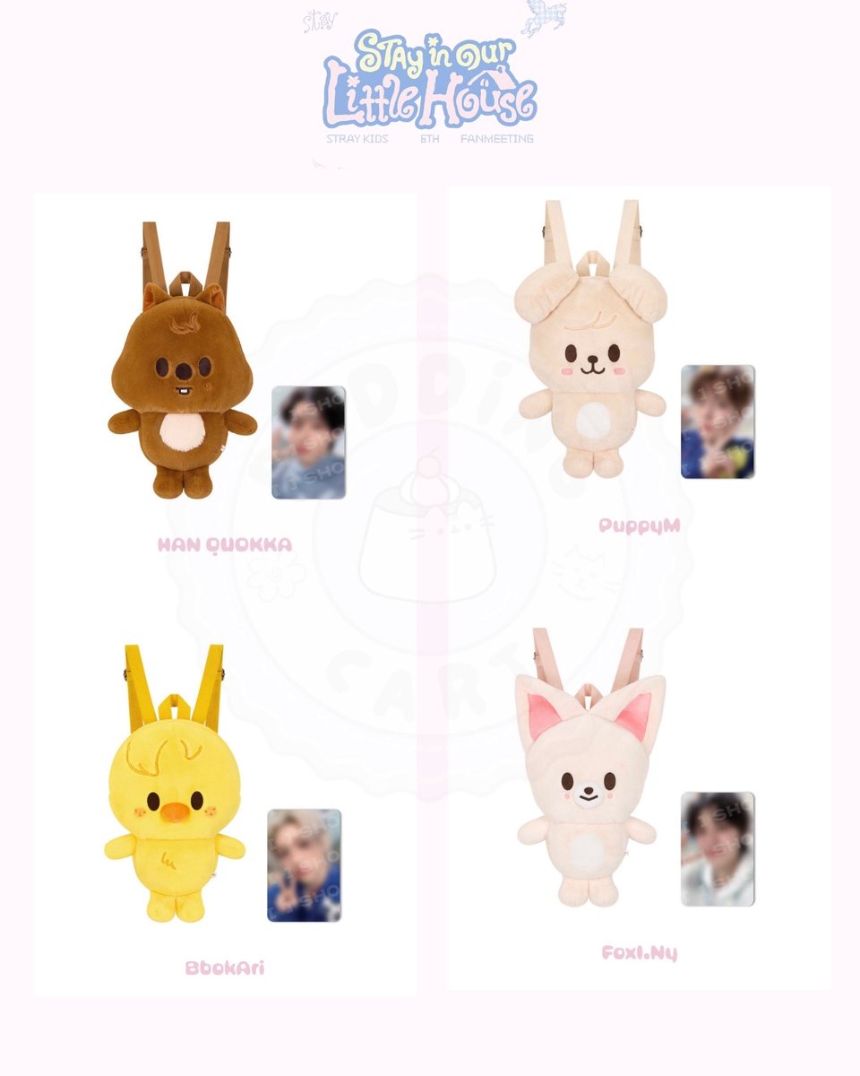 thepuddingcart's tweet photo. [MY 🇲🇾 GO] .・✭ 𝗦𝗧𝗔𝗬 𝗶𝗻 𝗢𝘂𝗿 𝗟𝗶𝘁𝘁𝗹𝗲 𝗛𝗼𝘂𝘀𝗲 ✭・MDS - loose items #pasarstraykids #pasarskz #pasarstraykidsmy #pasarskzmy 

🛒plush backpack
💰 RM162
> exc ems &amp; postage only

🛒 pc only
💰 RM30

dm or claim here: https://t.co/NSPQ2Om9BA https://t.co/aoJinhqvYF