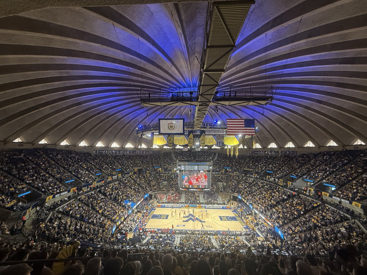 The crowd for WVU’s first time hosting the NCAA Tournament since 1992.