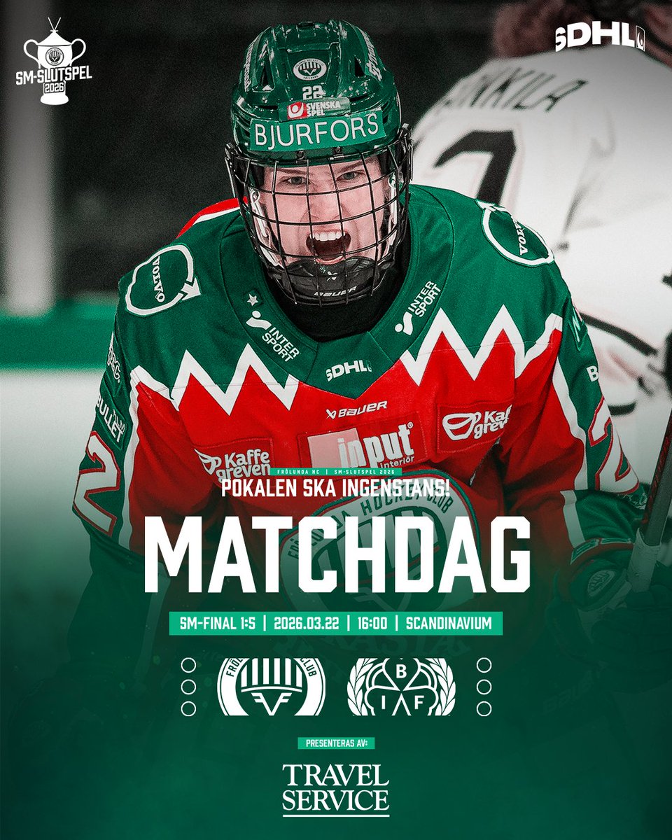 FINALDAG!

Finalserien mot Brynäs IF drar igång IDAG. Pucken släpps kl 16:00 i Scandinavium, du säkrar din plats på vår hemsida!

POKALEN SKA INGENSTANS!