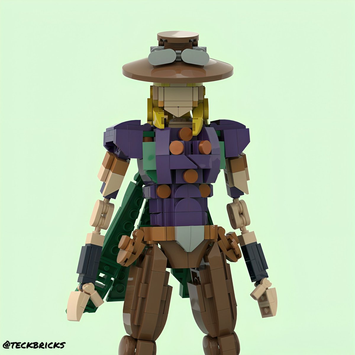 teckbricks's tweet photo. Lego Gyro Zeppeli and Johnny Joestar from Jojos bizarre Adventure: SBR
.

This was a figure it got highly requested to make since the making of Johnny Joestar and it felt right to wait until the release of the anime 
.
#steelballrun #jojos #GyroZeppeli #JohnnyJoestar https://t.co/PYCgzFykR6