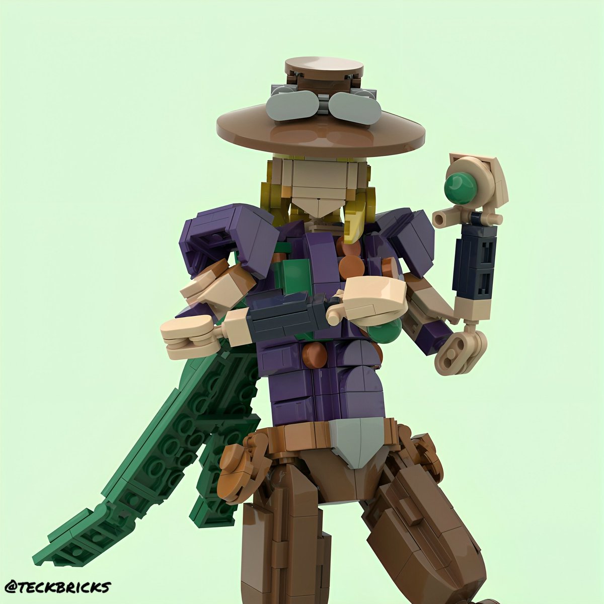 teckbricks's tweet photo. Lego Gyro Zeppeli and Johnny Joestar from Jojos bizarre Adventure: SBR
.

This was a figure it got highly requested to make since the making of Johnny Joestar and it felt right to wait until the release of the anime 
.
#steelballrun #jojos #GyroZeppeli #JohnnyJoestar https://t.co/PYCgzFykR6