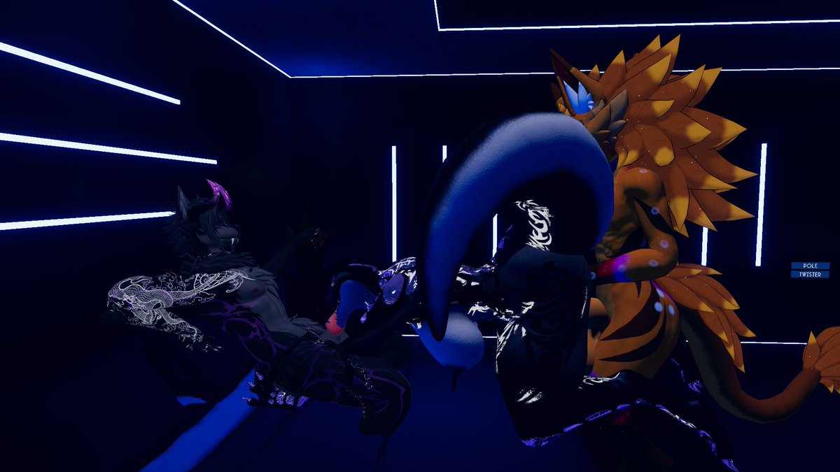 Anarchy_AD_'s tweet photo. Had a good threesome breaking this crocodile~ Wanna be next?💕💕💕
.
#furry #furrycommunity #vrchat #vrchatcommunity #porn #nsfw #threesome https://t.co/QwbNucVEtC