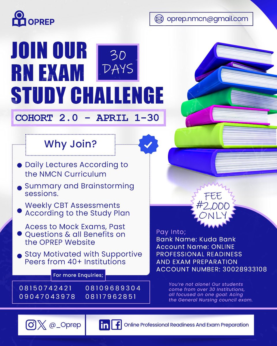 Online Professional Readiness & Exam Preparation tweet media