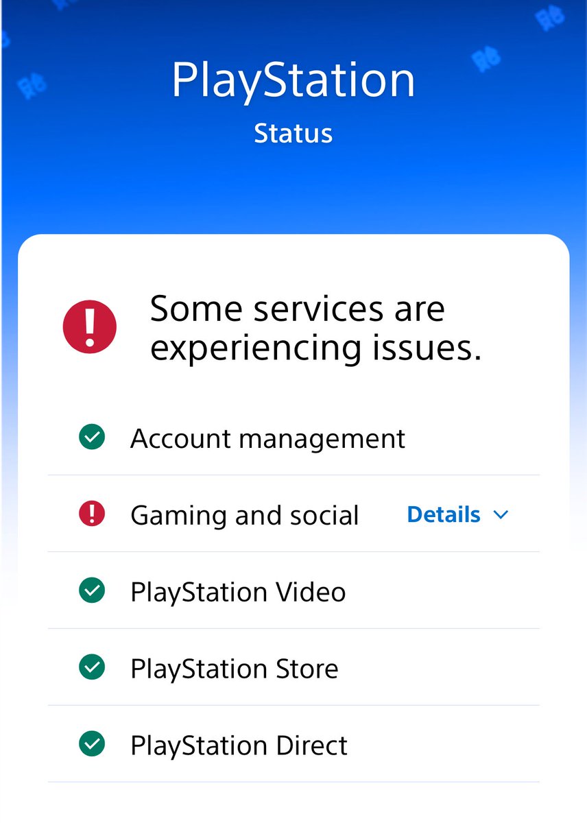 PLAYSTATION FIX YOUR SHIT, I NEED TO PLAY OW