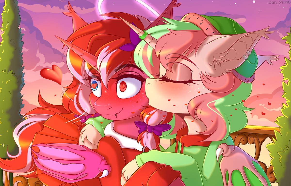 dan_yuris_sfw's tweet photo. [ #mlp #pony #mylittlepony #art #fanart #valentinesday   #shipping  ]

The thirtieth and final art for @Vampire_Rasp https://t.co/Y478ljxzdl
