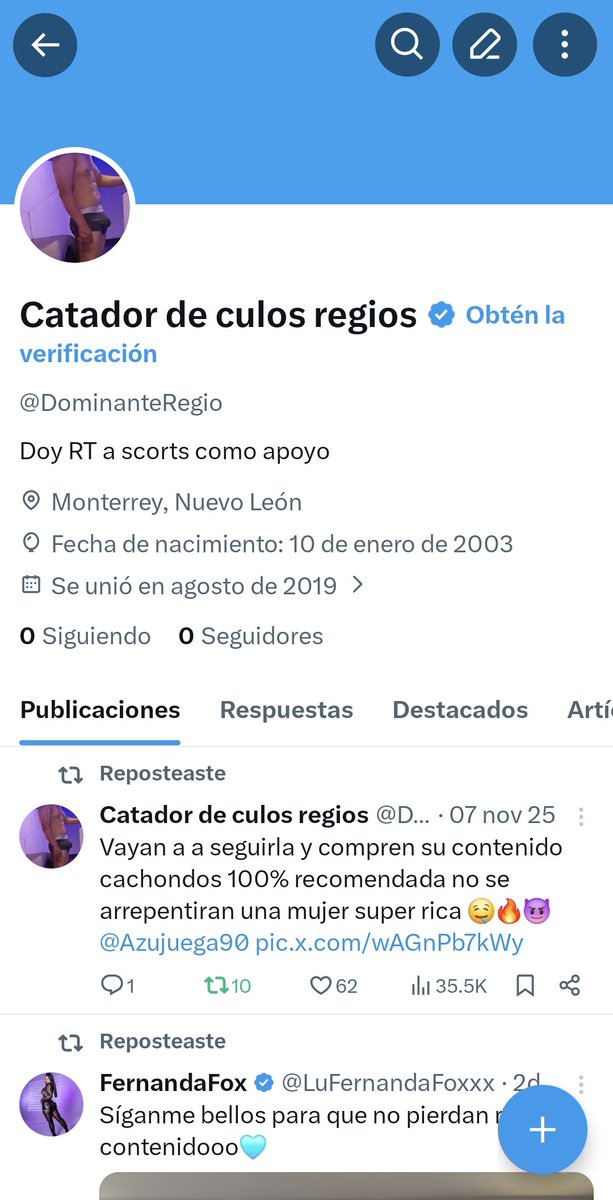Catador de Culos Regios tweet media
