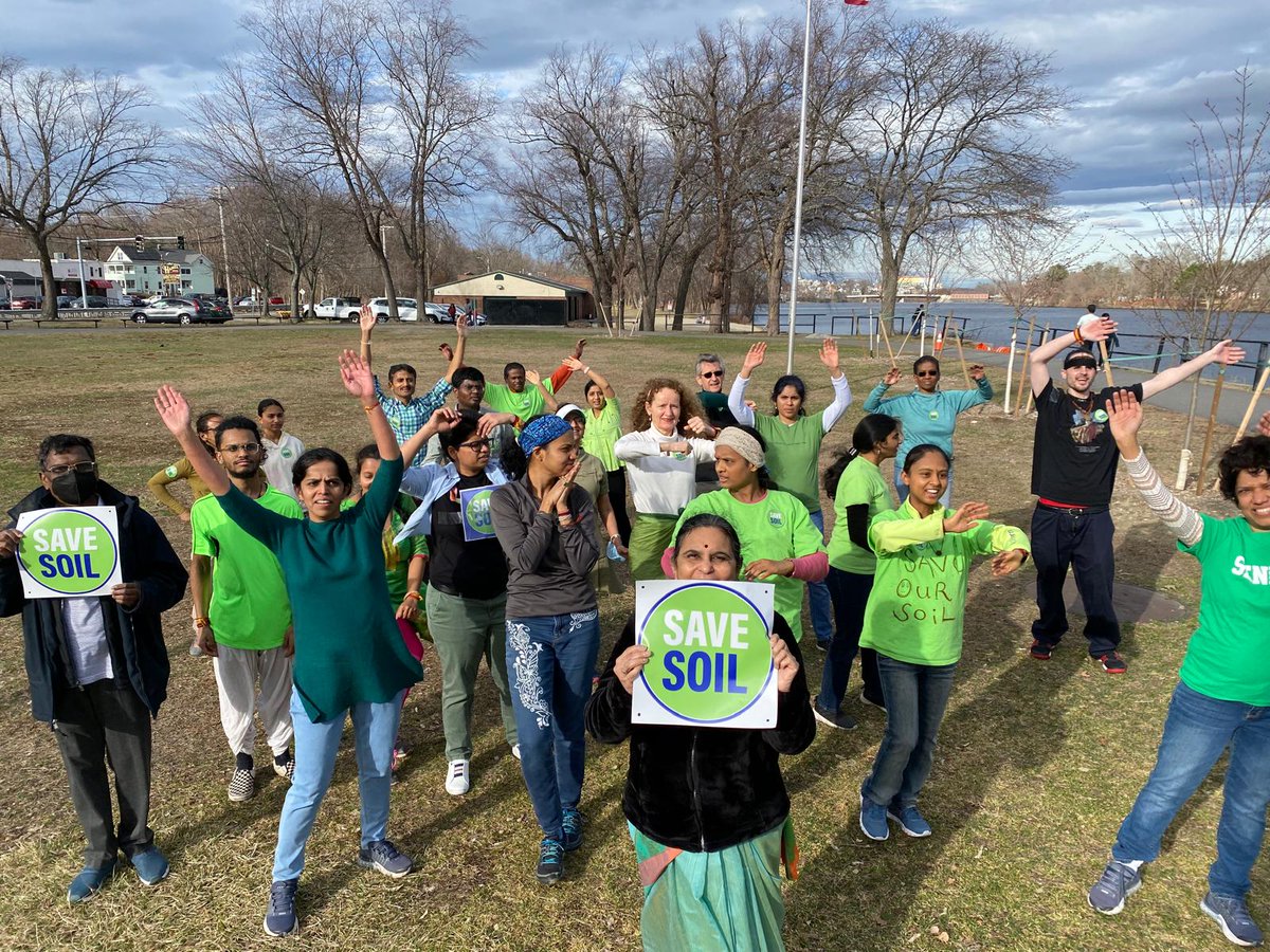 SaveSoil_Boston's tweet photo. @Savesoil_Boston came out to celebrate the 4th Anniversary of @SaveSoilMovement https://t.co/1318MJdfNg