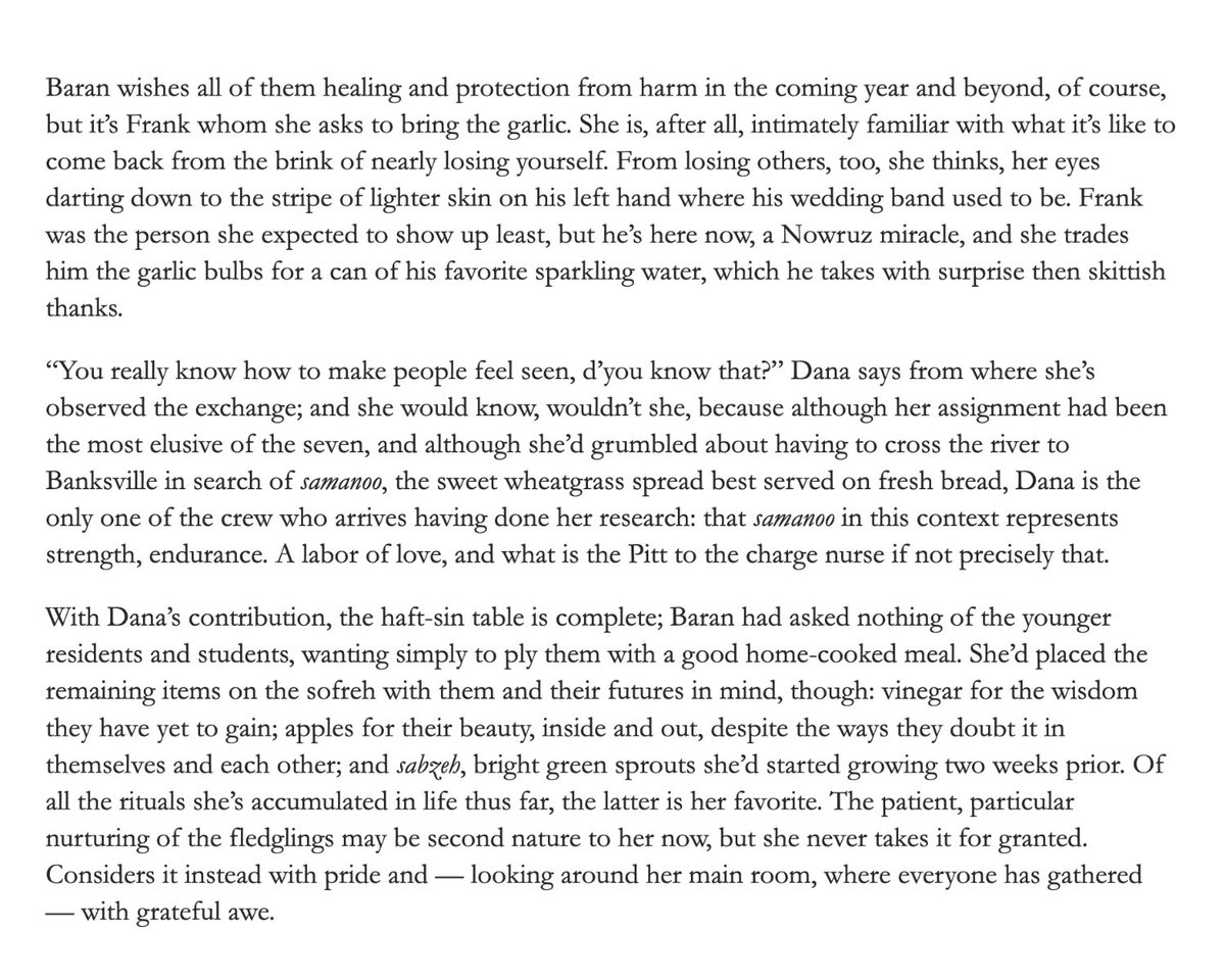 nooshin 💛 pitt s2 spoilers tweet media