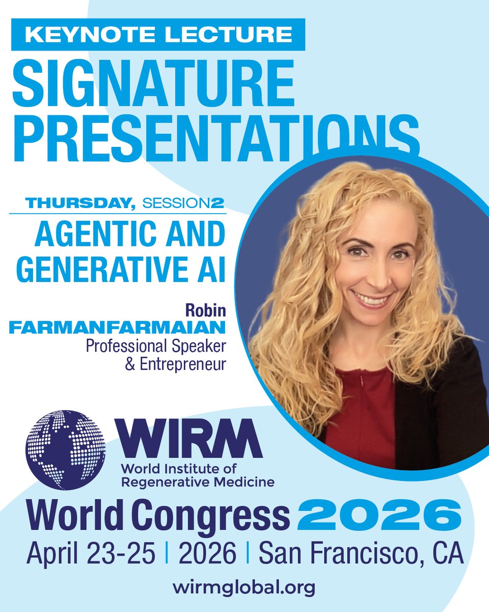 wirmglobal's tweet photo. Join the conversation, attend the keynotes at the WIRM World Congress 2026 - book your spot today!

📅 April 23–25, 2026
📍 San Francisco, CA

Visit https://t.co/MEFJvPHkNr to view the full schedule and to register. https://t.co/8FZlYNkd77