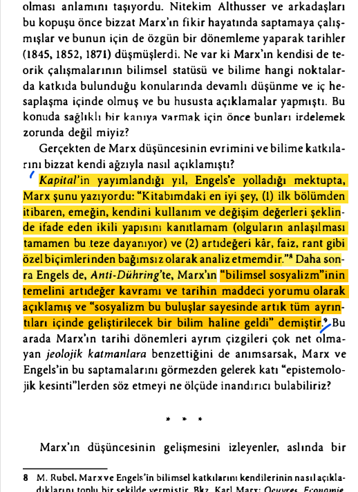DincerKaratepe's tweet image. "#Kapital'in yayımlandığı yıl #Engels'e yolladığı mektupta #Marx şunu yazıyordu: Kitabımdaki en iyi şey ilk bölümden itibaren emeğin kendini #kullanım ve #değişim değerleri şeklinde ifade eden ikili yapısını kanıtlamam ve #ArtıDeğer'i #kâr, #faiz, #rant gibi  özel biçimlerinden