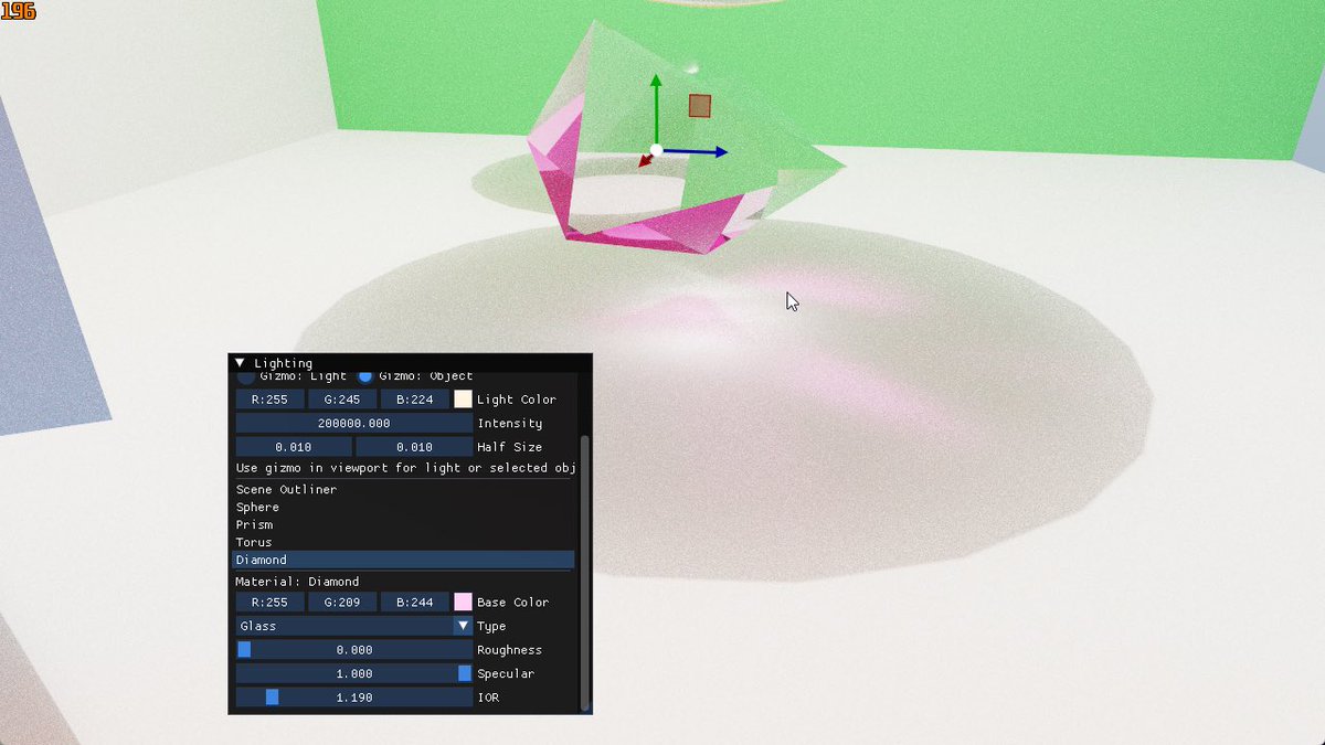 Legend286UK's tweet image. Vulkan path tracing, plain C and Vulkan HWRT #pathtracing #vulkan #graphics #raytracing #rtxon