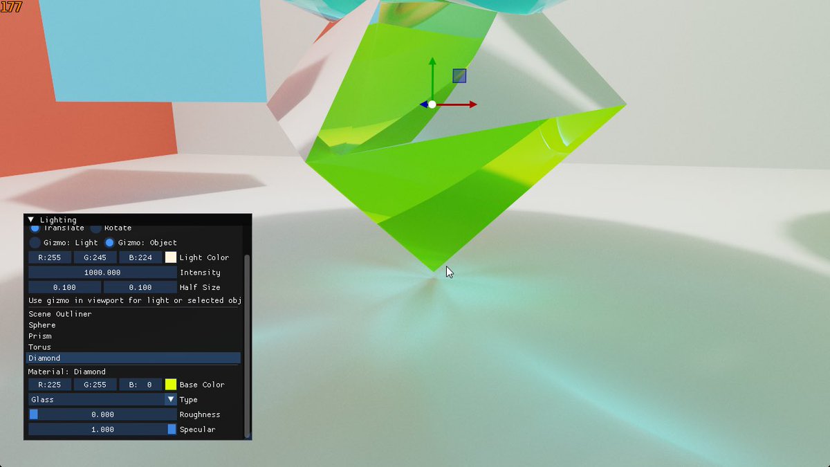 Legend286UK's tweet image. Vulkan path tracing, plain C and Vulkan HWRT #pathtracing #vulkan #graphics #raytracing #rtxon