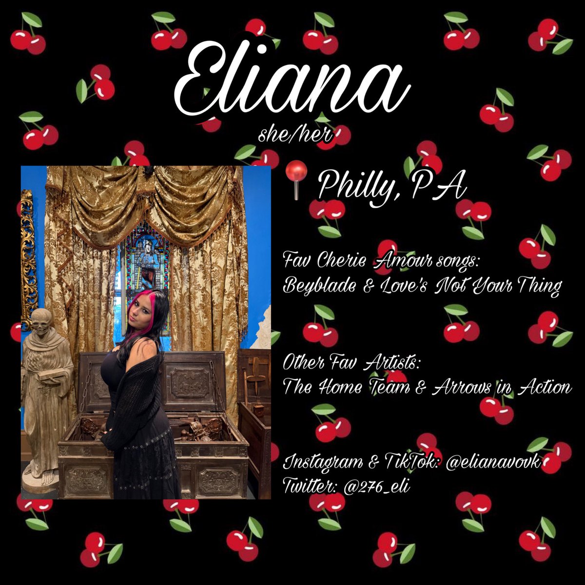 Cherie Amour Street Team tweet media