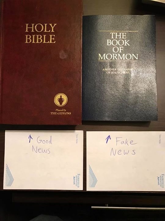 Not just fake, soul damning.