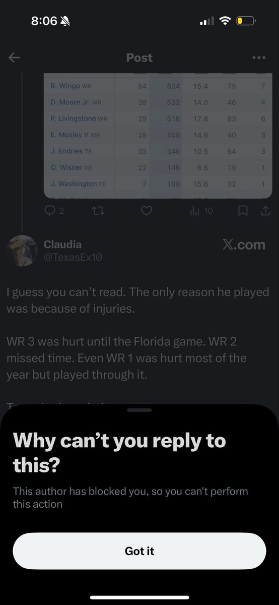 Be careful now.  They’ll block you.