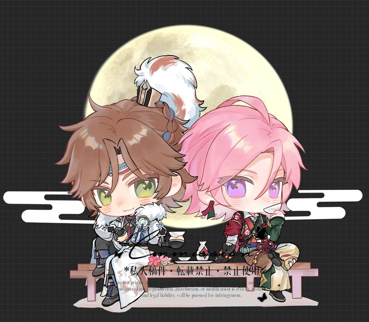 给朋友的新刊绘制的立牌₍ᐢ‥ᐢ₎ ♡