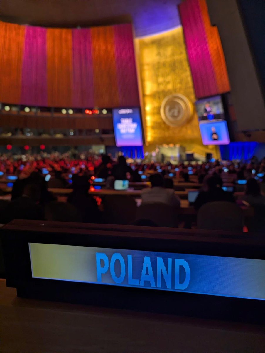 Poland in the UN tweet media