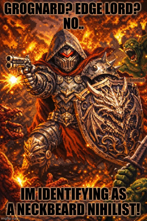 BaseDnDMemers's tweet photo. If You Push a Rules Lawyer too Far..Inevitably They Start Pushing Back..
#GatekeepingisGood #BaseDnD #Dnd #TTRPGCommunity https://t.co/bphcuqMgTN