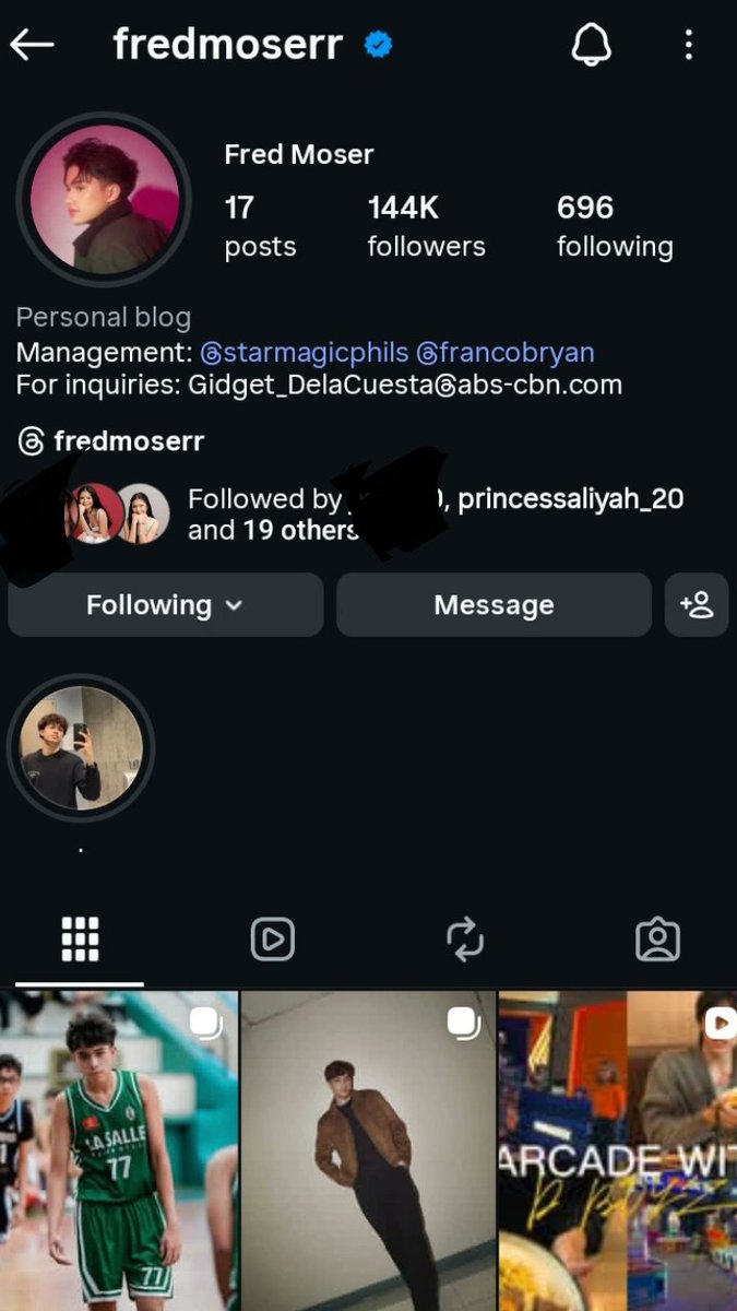 Follow #FredMoser on IG 🏀