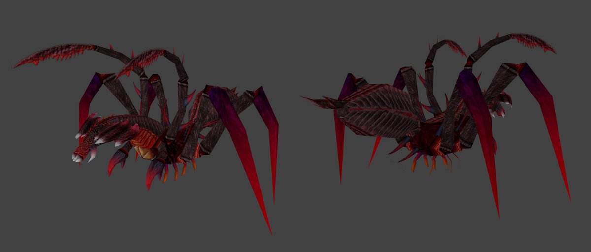 Renders of the ripped Destoroyah (Perfect Form) and Destoroyah (Crawling Form) models from Godzilla Generations: Maximum Impact

These models were ripped a while ago and are available as MMD models!