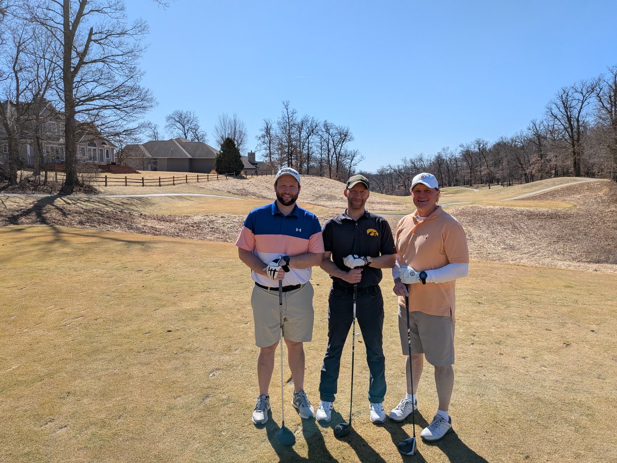 ForeIowa's tweet photo. Awesome first day on the course in 2026!
Amana was a blast with a couple new friends.
#IowaGolf https://t.co/AFMDLE8qhm