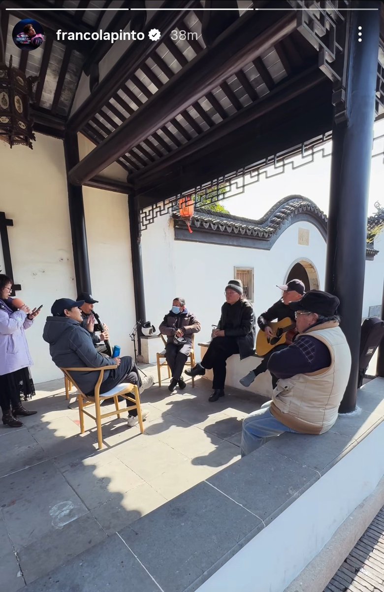 noirse_44's tweet photo. It looks like nobody is having a better time in China than Franco https://t.co/tVV5OaKxUB