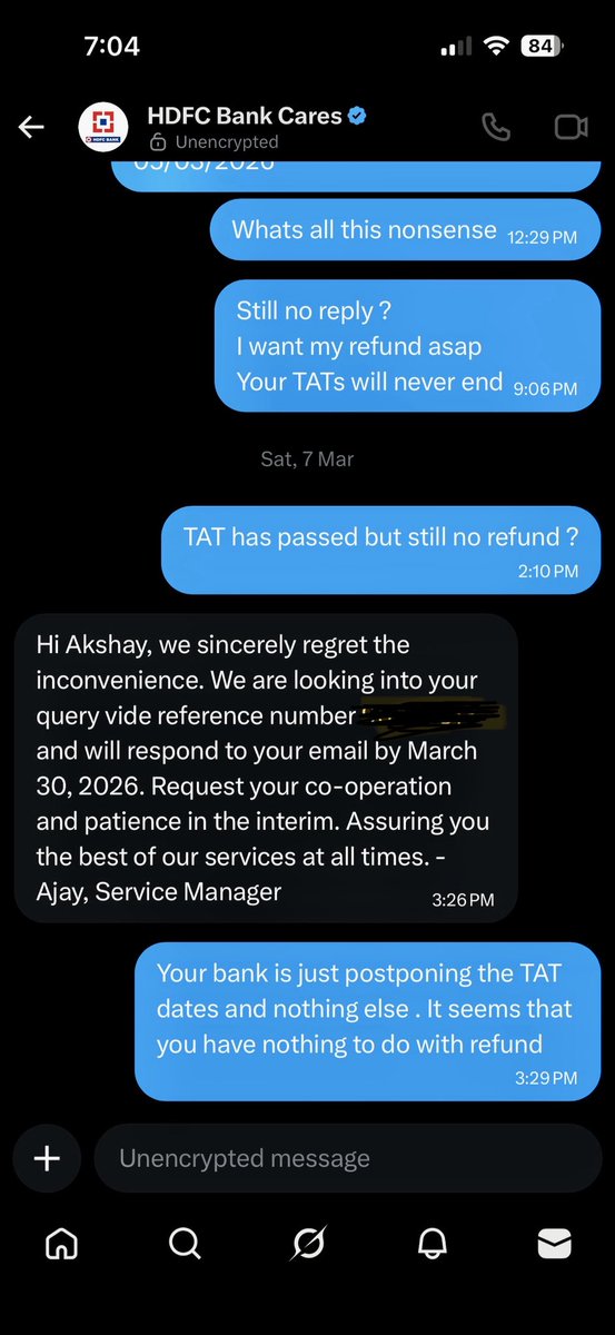 akshaykothari77's tweet photo. @HDFCBank_Cares @HDFC_Bank @FASTag_NETC Just deadlines won’t work @HDFC_Bank 
You have been providing the deadlines since 25th Jan 2026.
Very very poor service 
Terrible ! 
@jagograhakjago @FASTag_NETC @HDFCBank_Cares https://t.co/iDCsM8lv3K