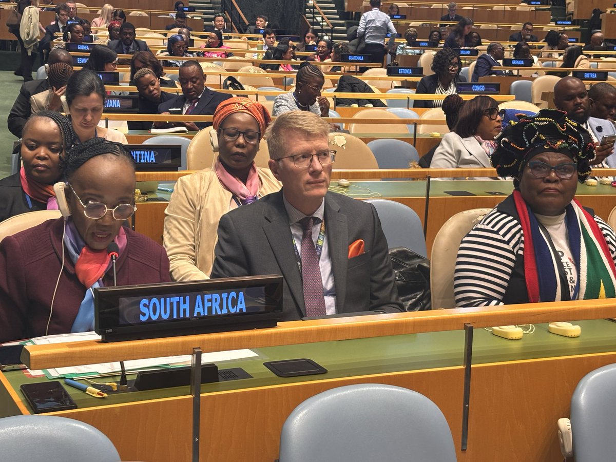 South Africa 🇿🇦 at the UN 🇺🇳 tweet media