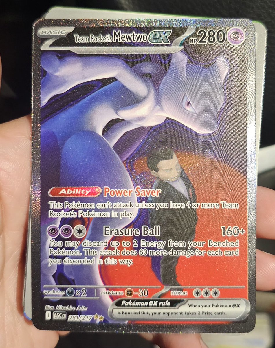Dezz_Rodriguez's tweet photo. rarely do I ever think "I'm going to sell this" but for the price these things go for? and the fact I don't at all collect mewtwo? yeah, this boy getting SOLD https://t.co/A8eEUbELxj