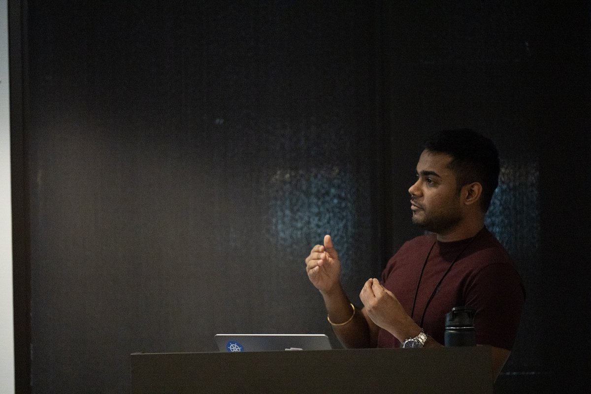 viveksb007's tweet photo. Gave a talk at Amazon Kubernetes Summit on "Life of a DNS request in K8s and DNS Network Policies".

Walked through the full journey of a DNS request inside a k8s cluster - from Application pod to VPC Network to CoreDNS and back.

Talk is mostly extension of the my deep dive post - https://t.co/0qrfA390Pn