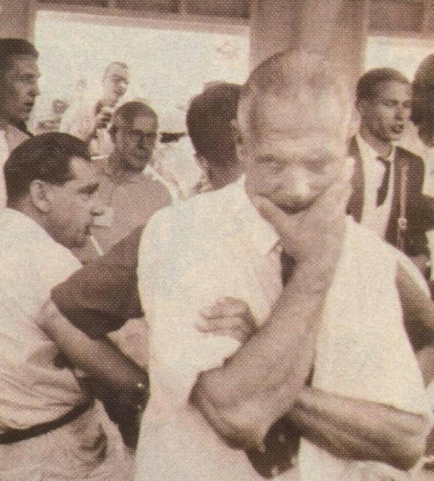 DrPopCultureUSA's tweet image. This is believed to be the last known photograph of Howard Hughes (1961).