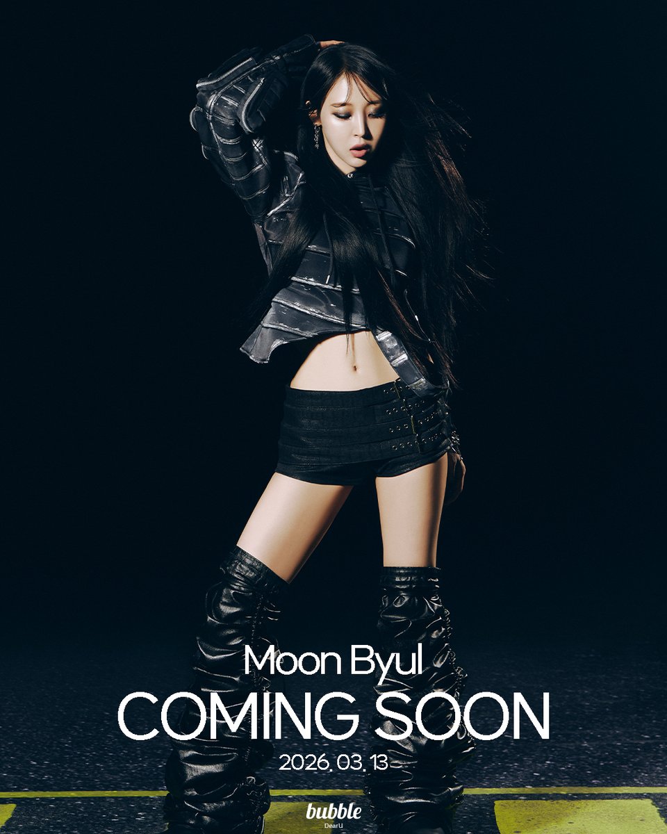[📢] COMING SOON
 
2025.03.13 11AM (KST)⏰
 
문별 (Moon Byul)과 이제 STARS bubble에서 만나요!
Meet Moon Byul on bubble with STARS! ❤️

-
APP DOWNLOAD
 📲bit.ly/STARSbubble
 
bubble TICKET (Web)
 💌store.dearu.com/stars
 
#bubble #버블
#bubblewithSTARS #STARSbubble
 #문별