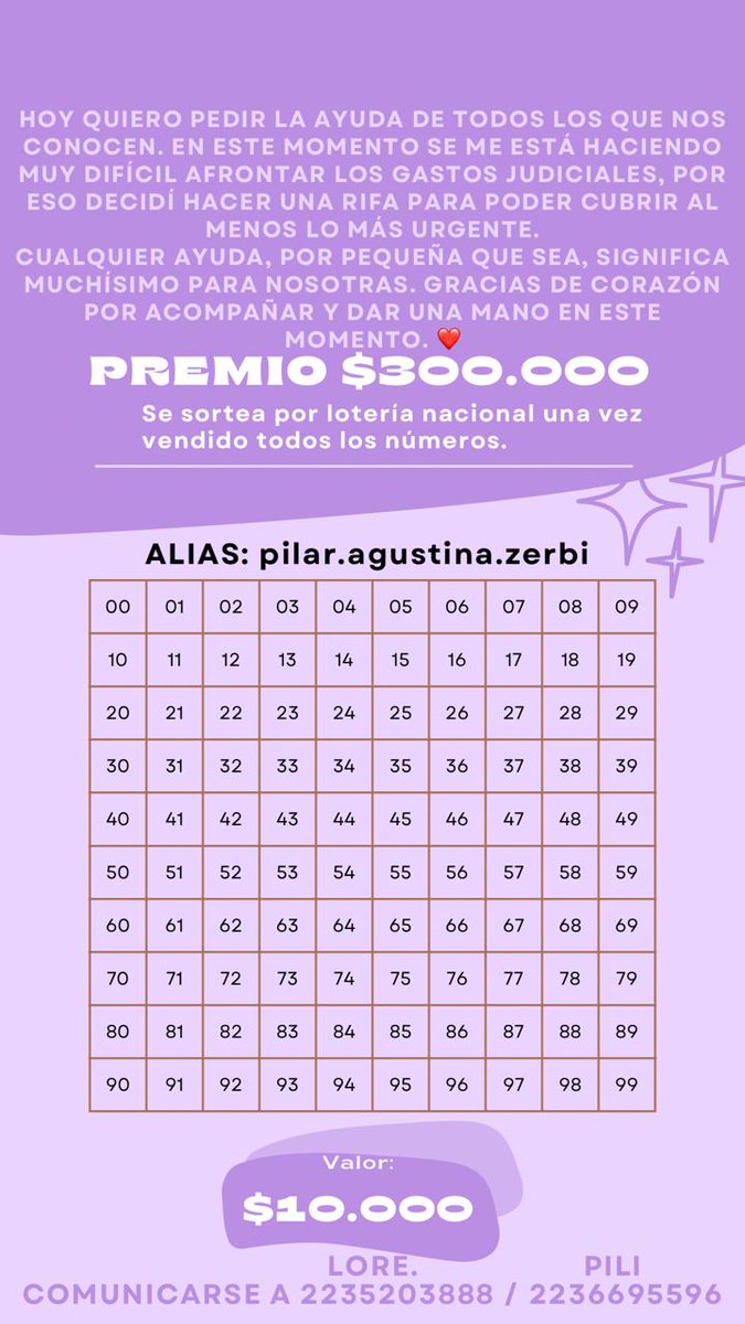 Origorostegui1's tweet photo. Hoy pedimos ayuda a quienes puedan darnos una mano 🙏
Estamos haciendo una rifa solidaria para cubrir gastos judiciales urgentes.

Cualquier ayuda suma, y compartir este post también nos ayuda mucho ❤️ https://t.co/5SJOrfvLN5